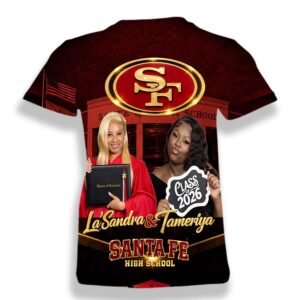 Santa Fe All Over Graduation Custom Shirt